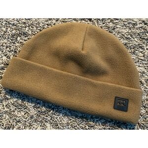 Billabong Fleece Beanie Mens OS Coyote Tan Adventure Division A/DIV Logo Hat